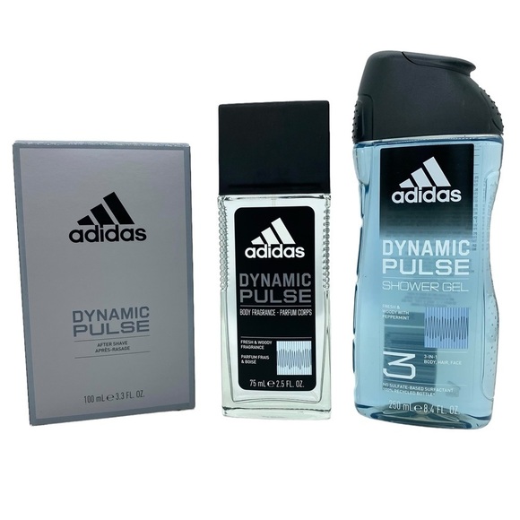 Adidas Dynamic Pulse Men’s 3 Piece Set - Picture 1 of 8
